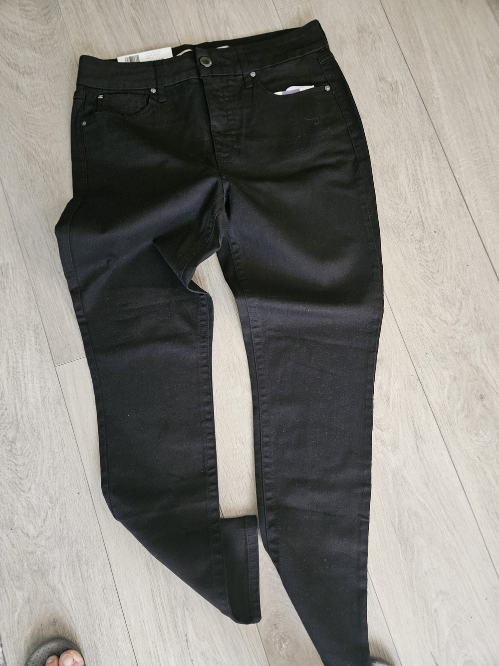 Black Seven 7 Tummy Less High Rise Women's Skinny Jeans 14